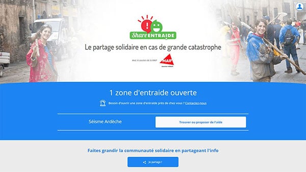 Plateforme Shareentraide Plateforme Shareentraide