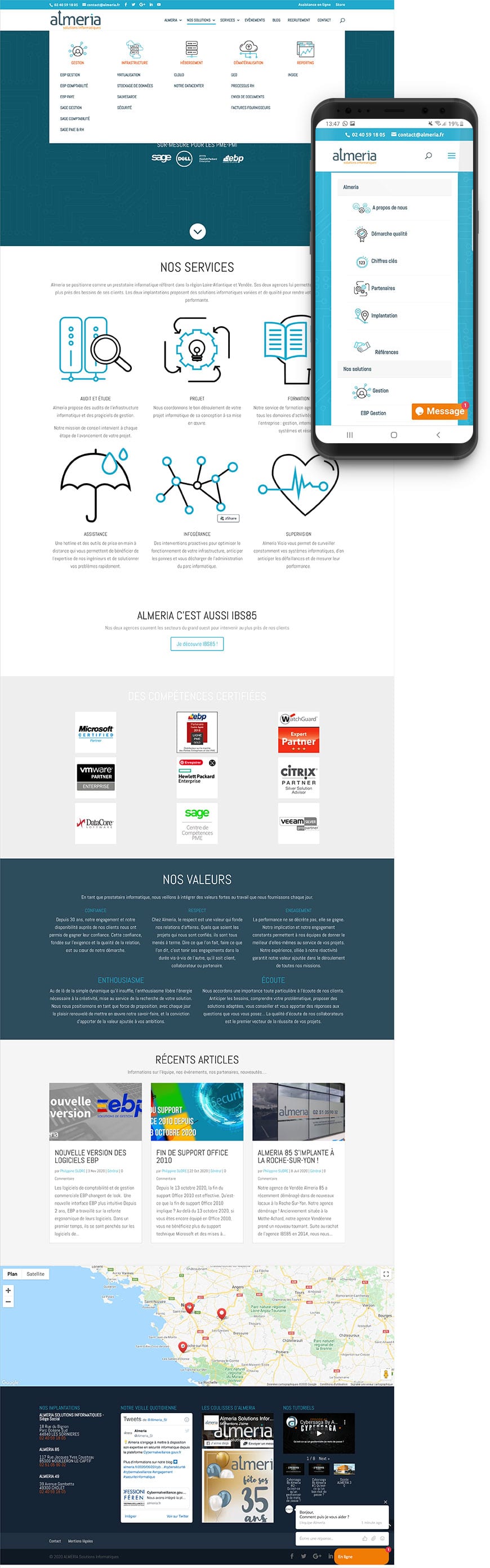 Création site internet Almeria Solutions Informatiques Création site internet Almeria Solutions Informatiques