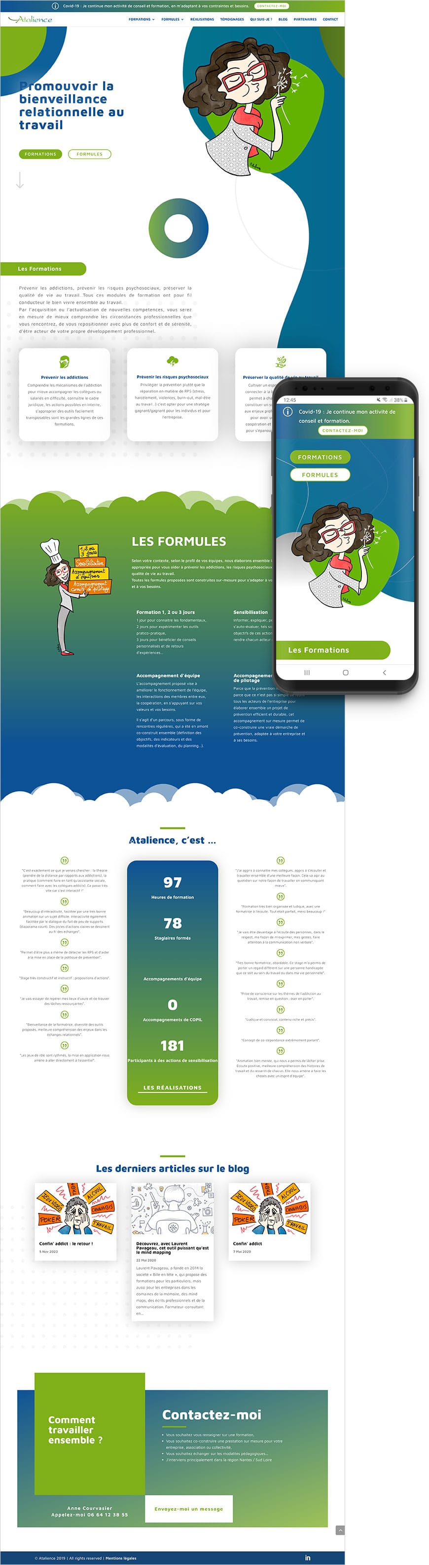 Création site internet Atalience Création site internet Atalience