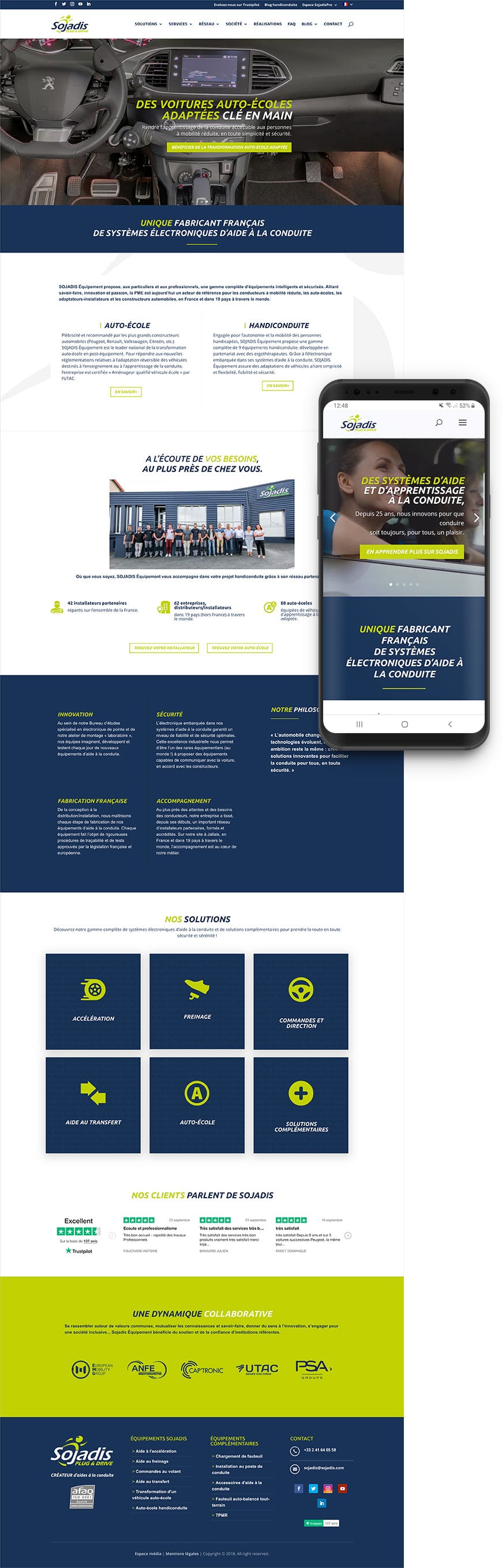 Création site web sojadis Création site web sojadis