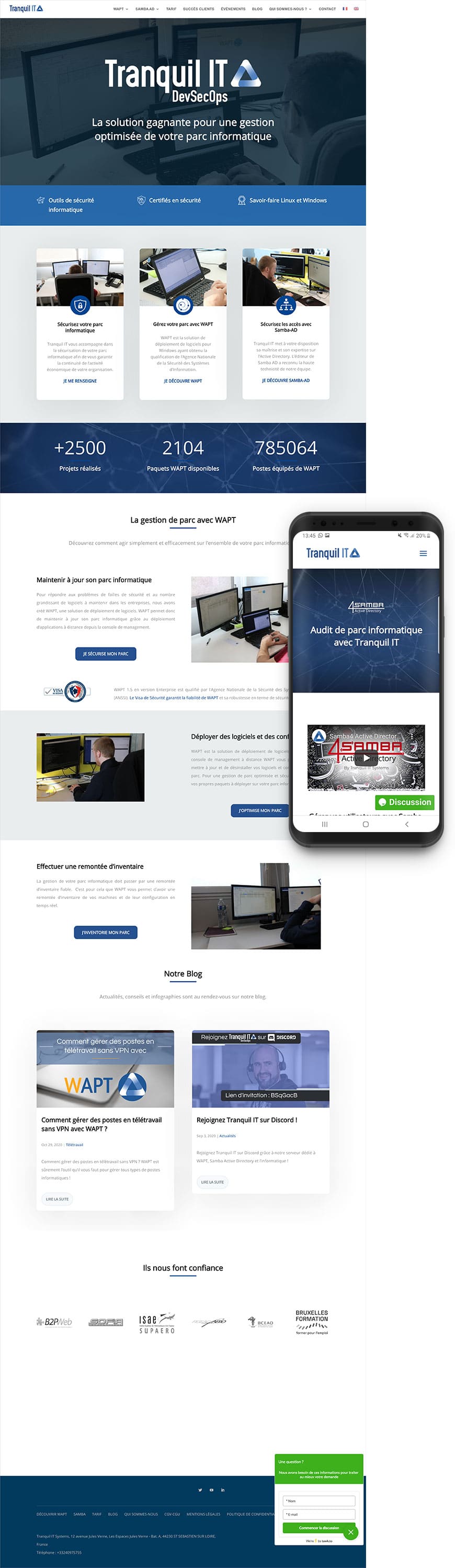 Création site web Tranquil IT Création site web Tranquil IT