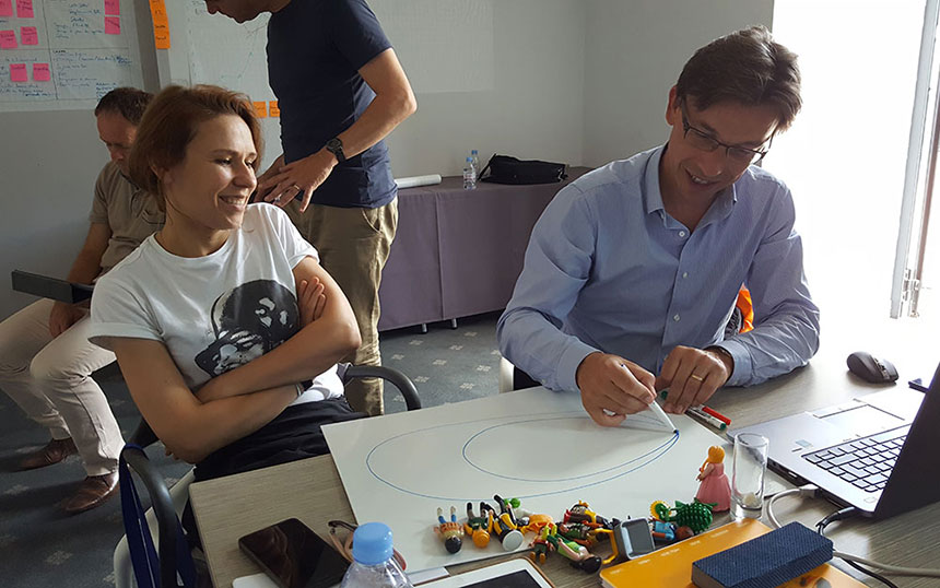 Formation stratégie océan bleu avec équipe Dome Solar Formation stratégie océan bleu avec équipe Dome Solar