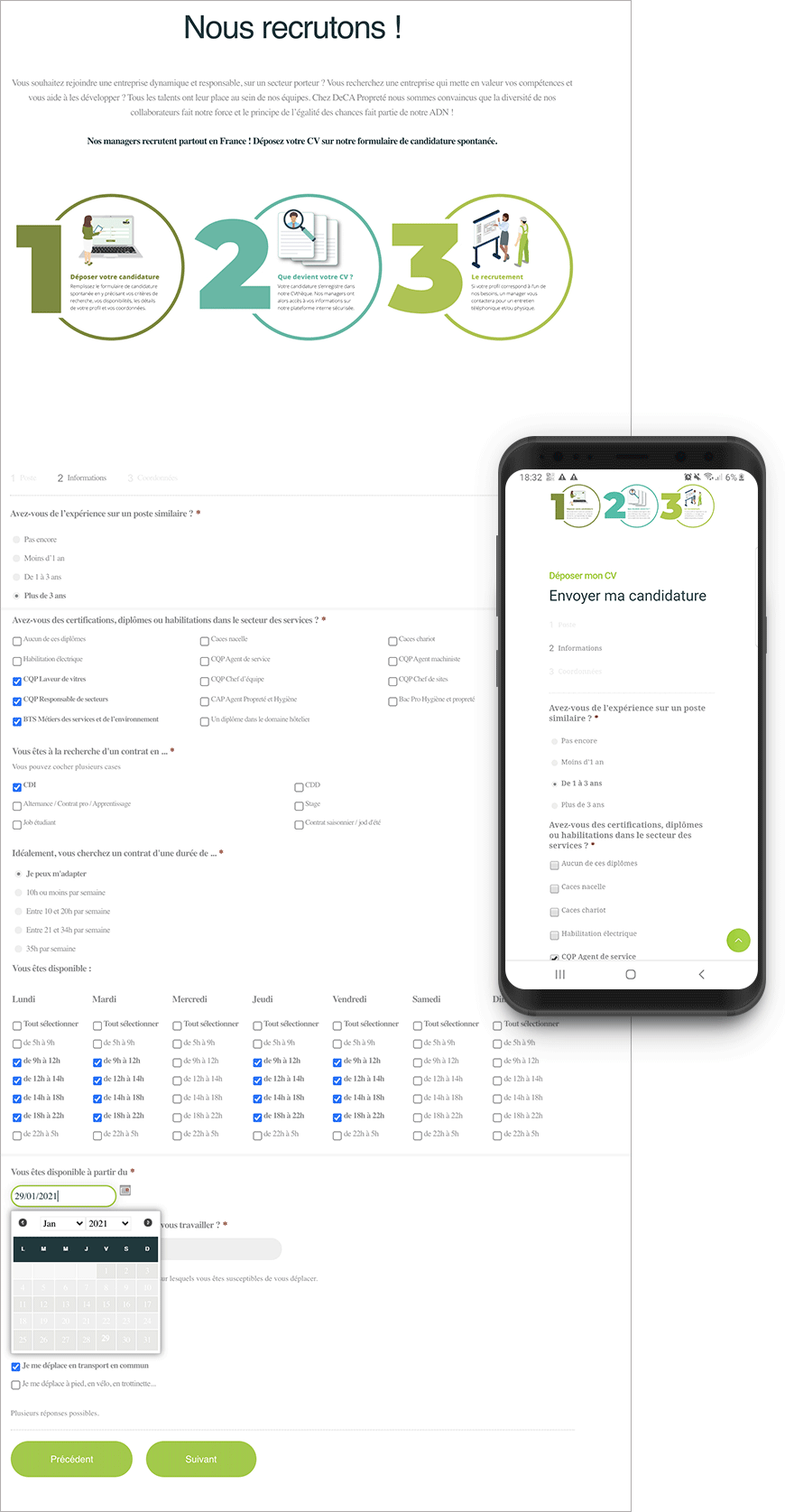 Développement cvthèque en ligne Développement cvthèque en ligne