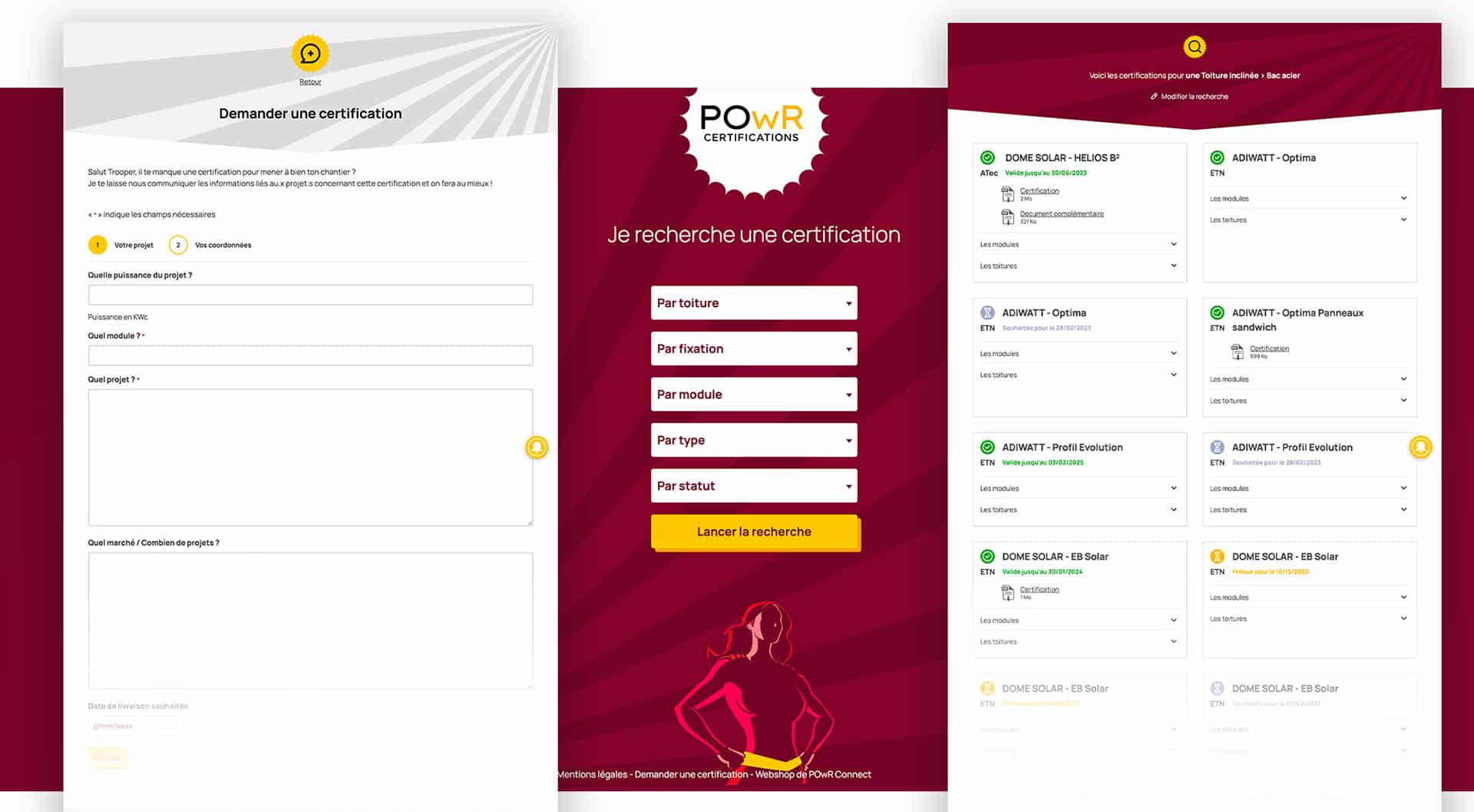 Une interface entièrement personnalisée, simple et intuitive