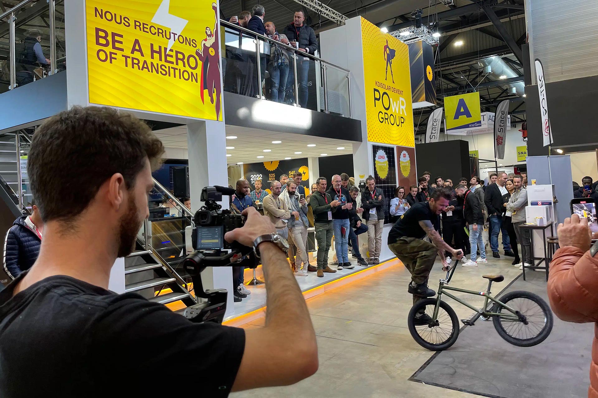 Réalisation de vidéos promotionnelles lors du Salon EnerGaïa 2022