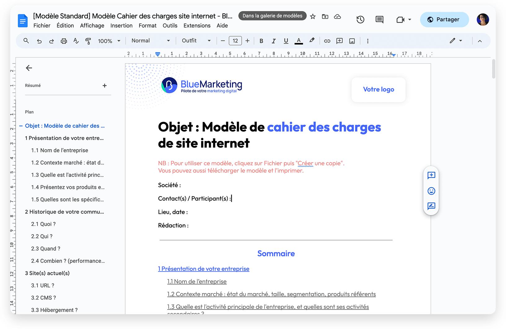 modele-cahier-des-charges-site-internet Modèle cahier des charges site internet